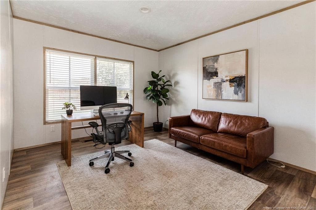 Virtually Staged Bedroom/office - 17260 Palmer Road, Marston, NC 28363