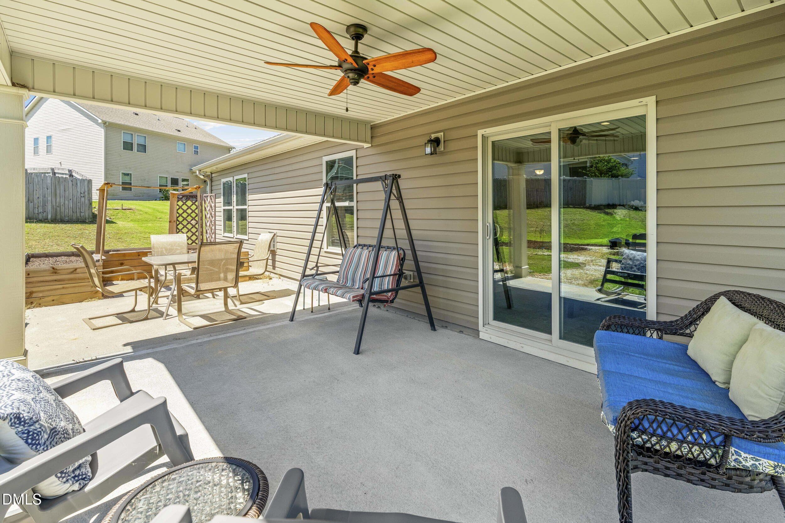 Covered Patio & Extension - 716 Harvest Point Drive, Fuquay Varina, NC 27526
