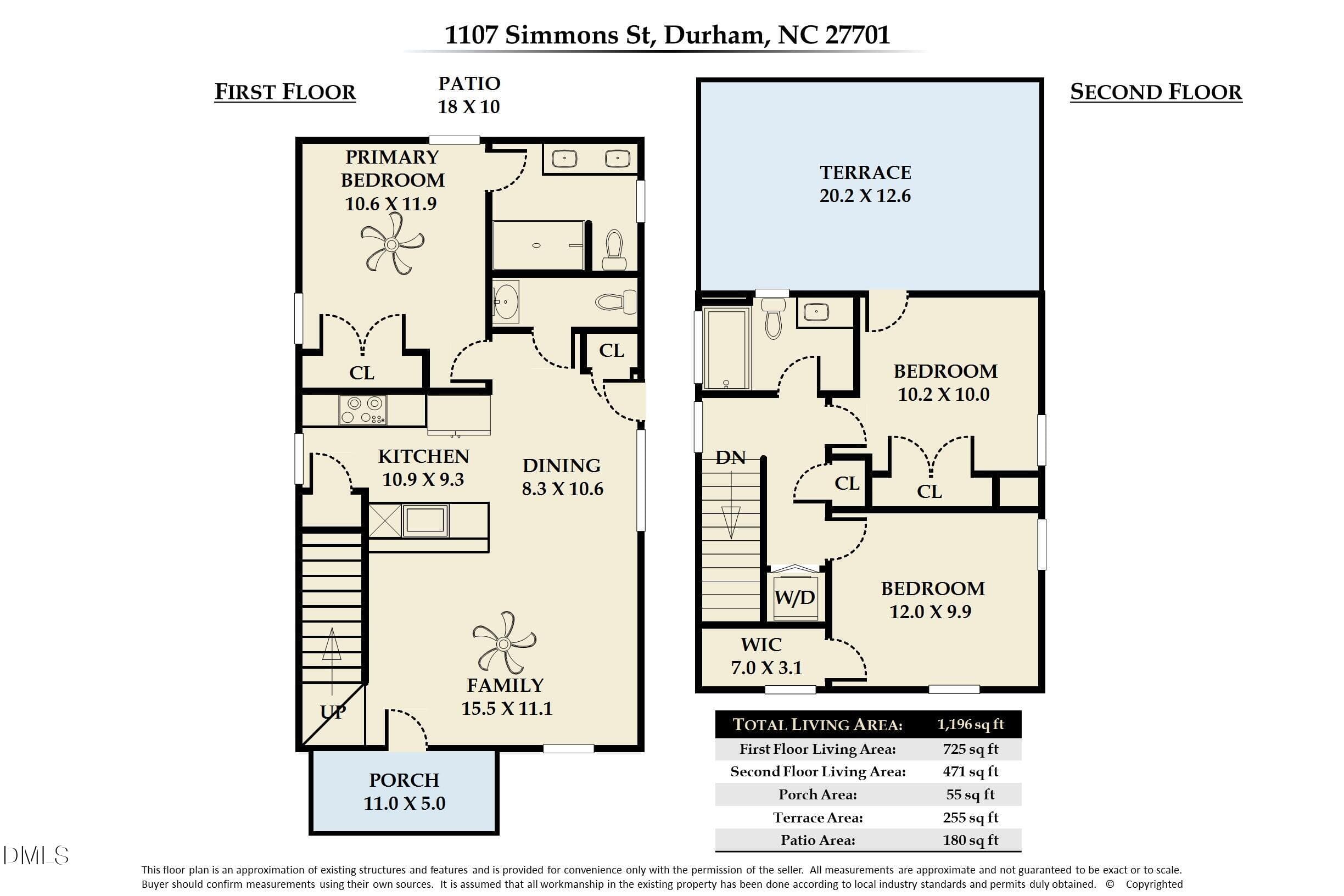 Floor Plan - MLS Photos (88) - 1107 Simmons Street, Durham, NC 27701