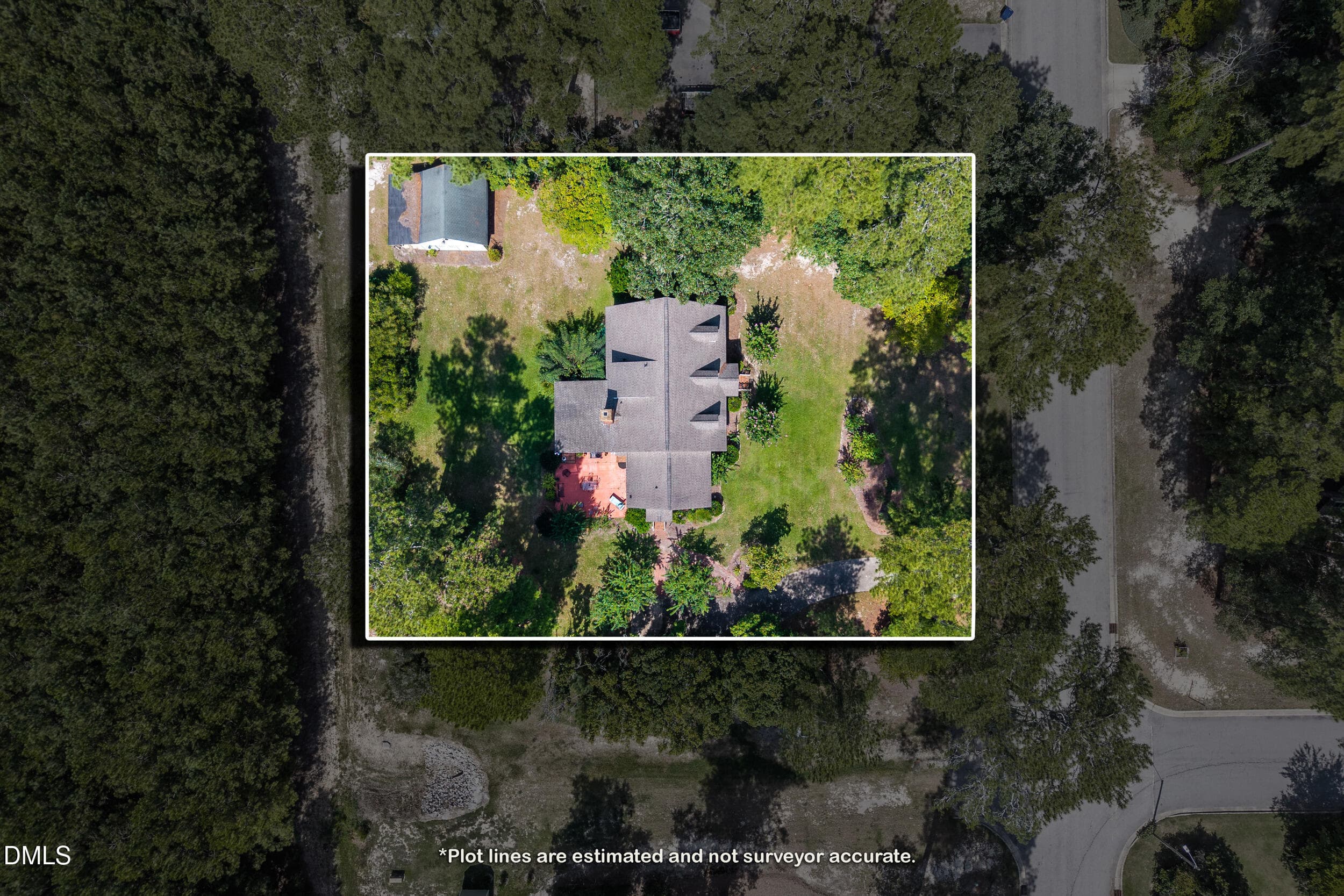 Property Lines - 1600 Colony Drive, Tarboro, NC 27886