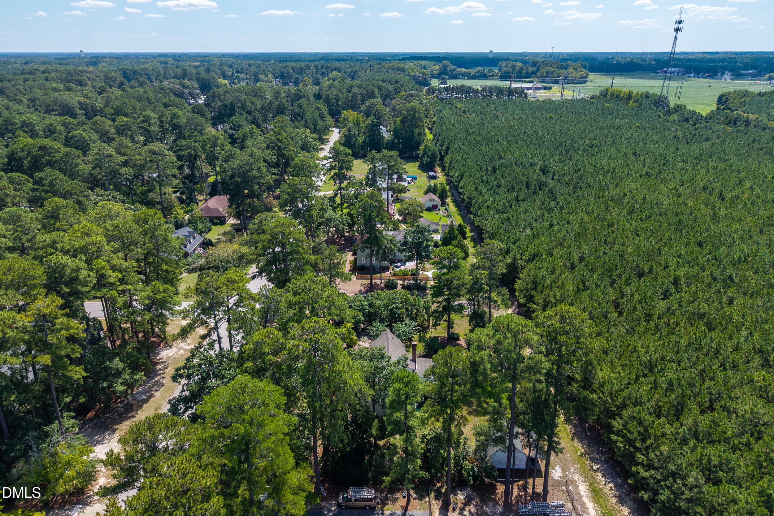 Aerial View - 1600 Colony Drive, Tarboro, NC 27886