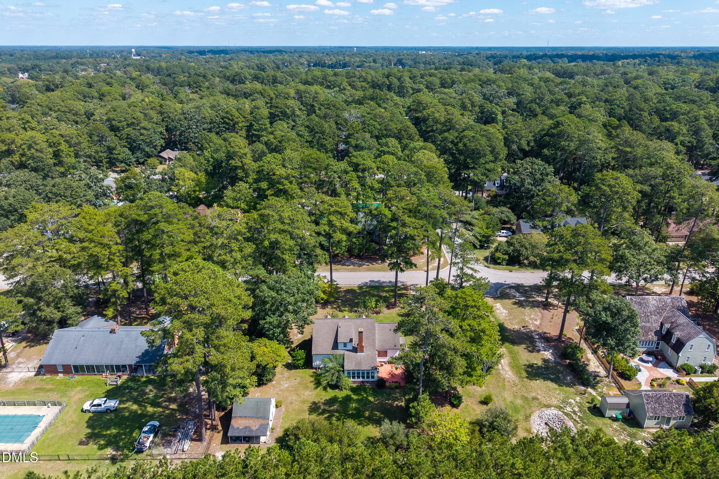 Aerial View - 1600 Colony Drive, Tarboro, NC 27886