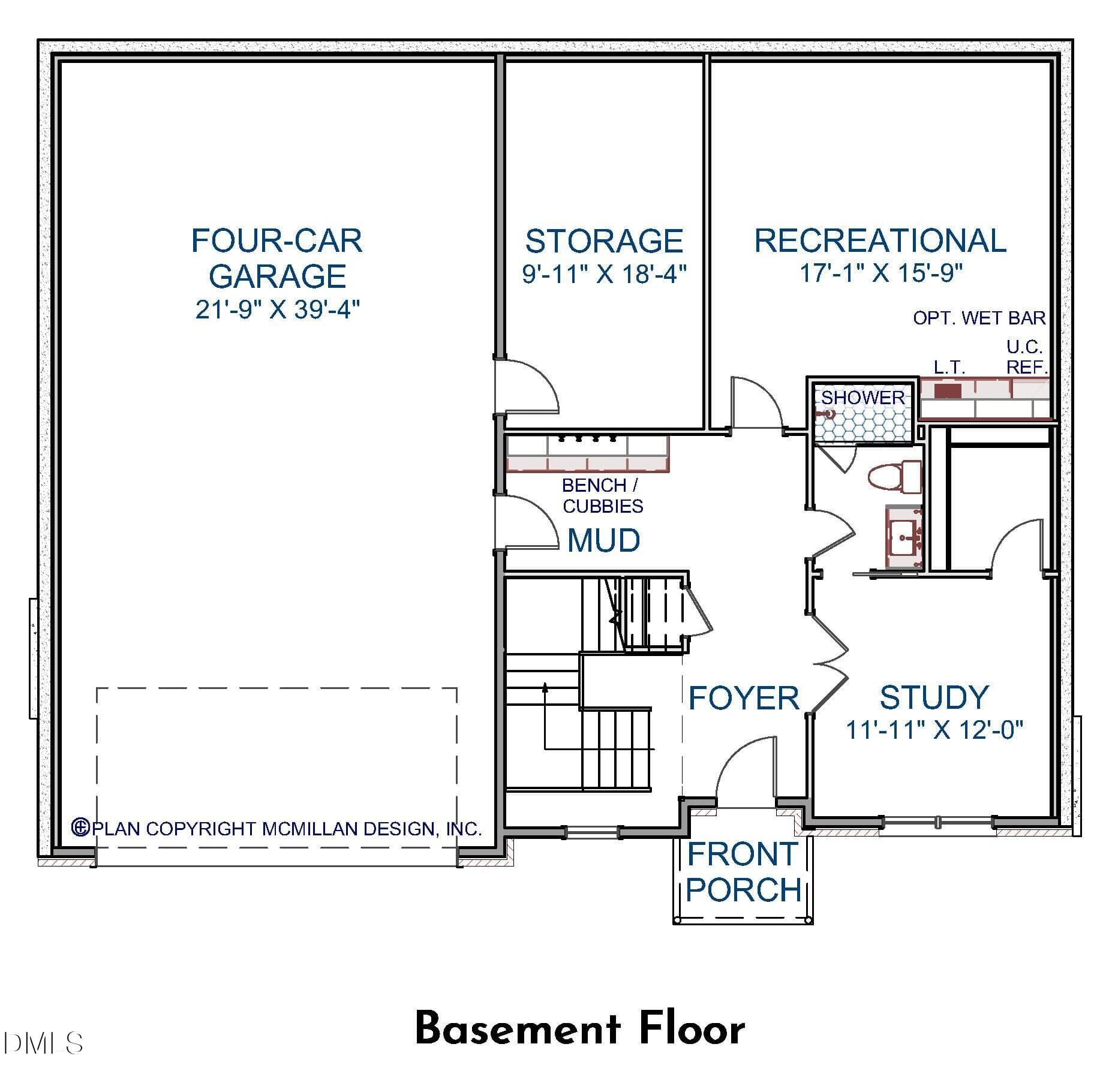 Basement Level - 1001 Phoenix Place, Raleigh, NC 27610
