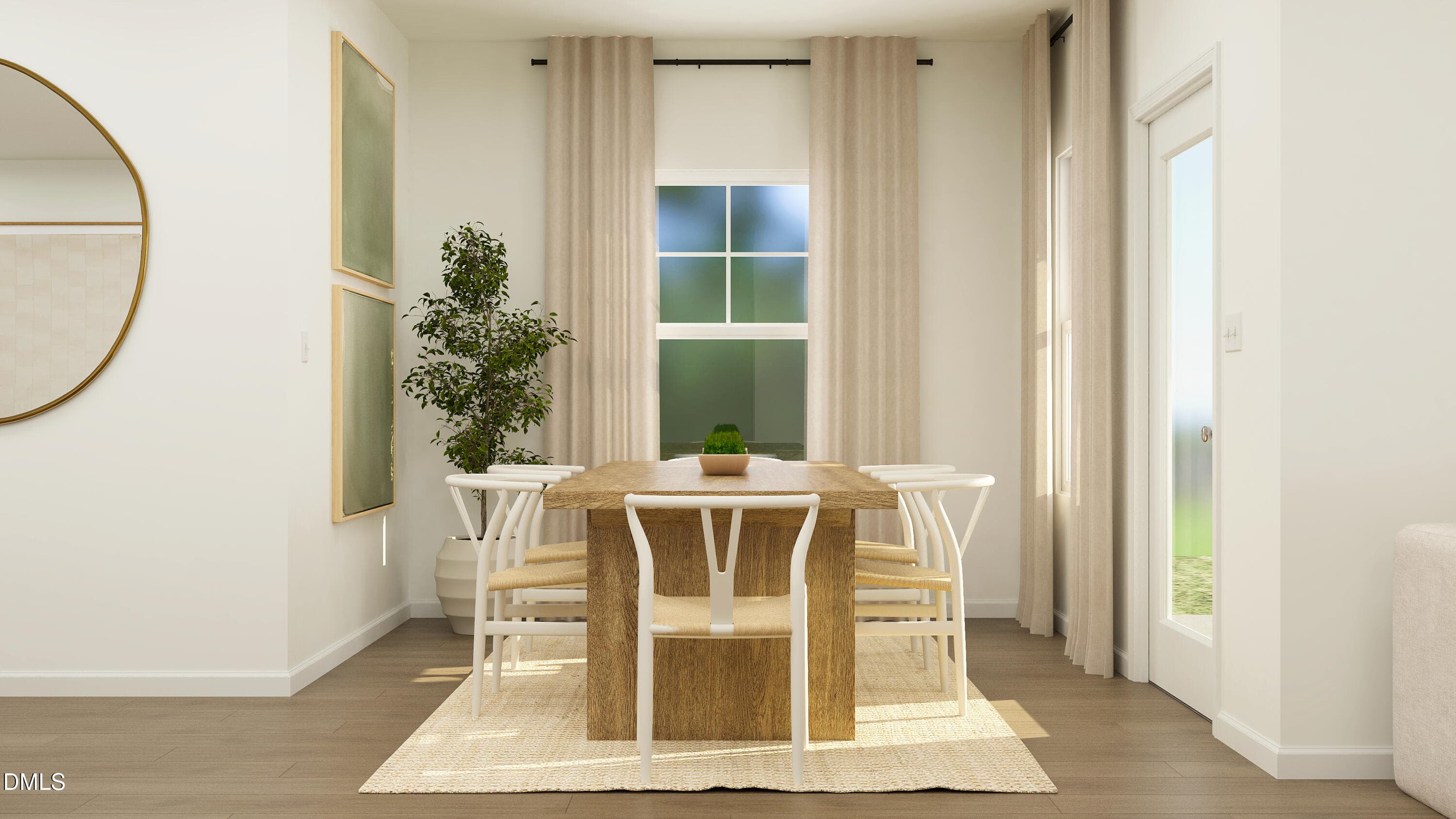 Dining - Rendering Only - 49 Majestic Creek Court, Angier, NC 27501