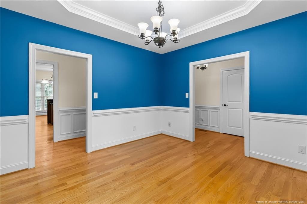 Empty Formal Dining Room - 417 Foxwood Drive, Hope Mills, NC 28348