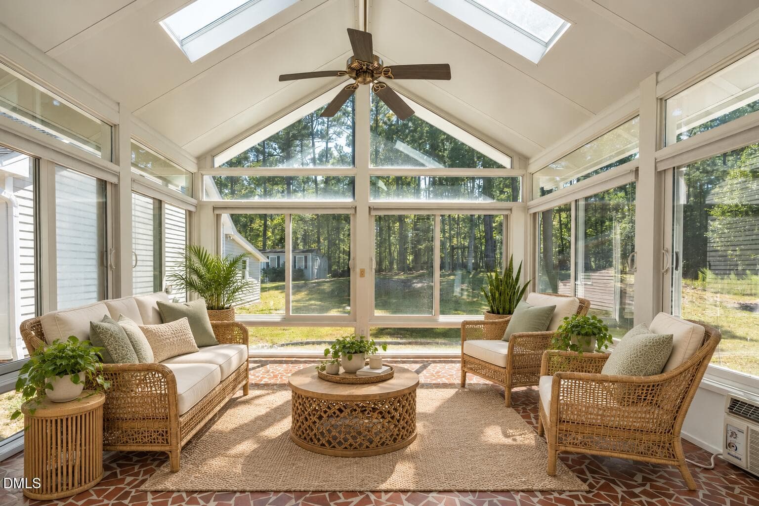 virtually-staged sun room - 4508 Rogers Road, Durham, NC 27703, Durham