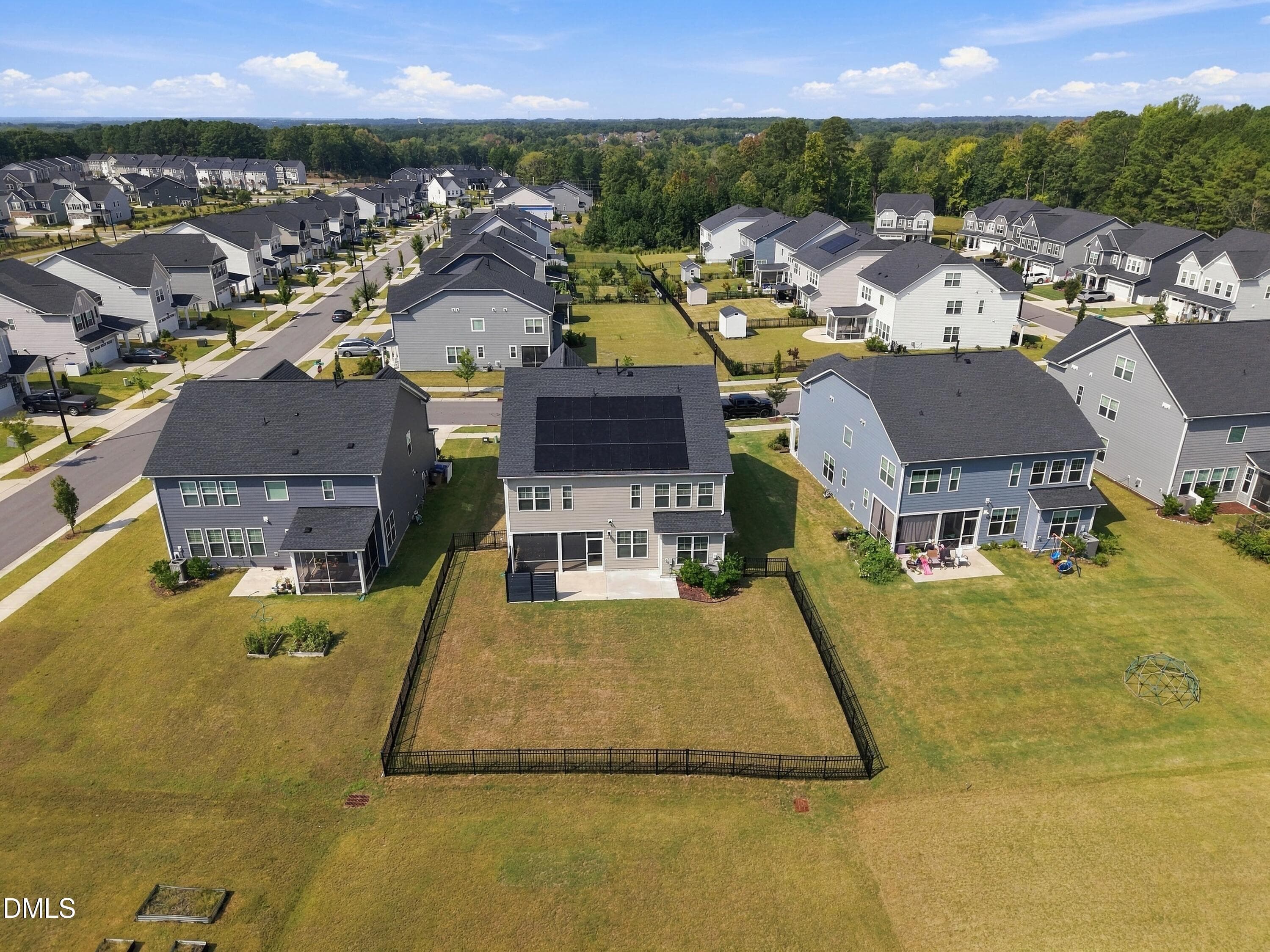 Fenced-In Backyard - 321 Toadstool Trail, Wake Forest, NC 27587