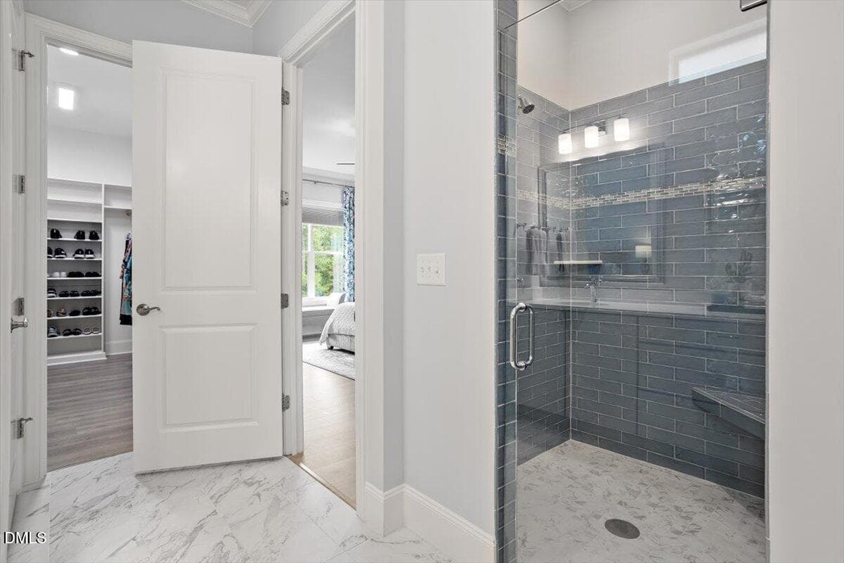 Primary Shower - 811 Laurelwood Drive, Durham, NC 27705, Durham
