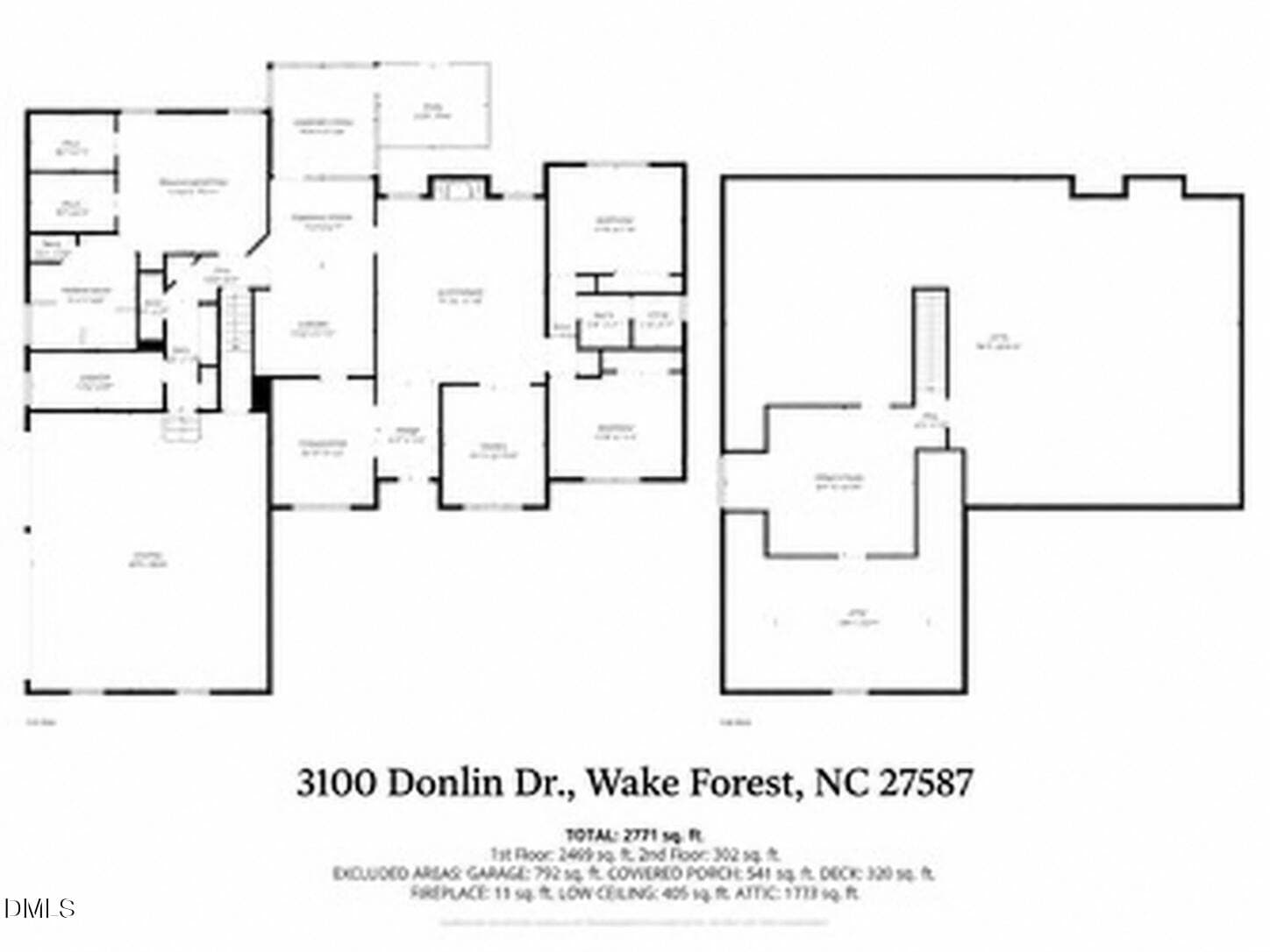 Floorplan - 3100 Donlin Drive, Wake Forest, NC 27587