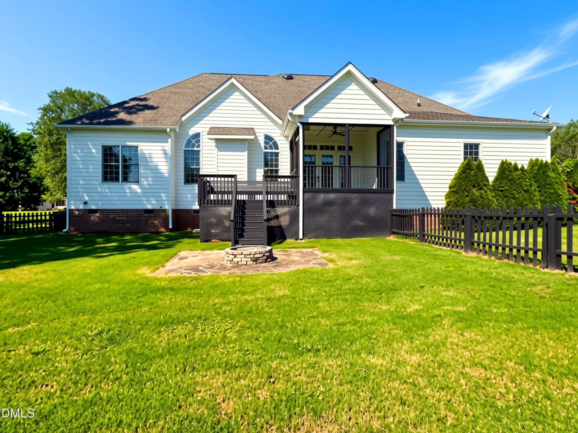 Rear yard and Deck - 3100 Donlin Drive, Wake Forest, NC 27587