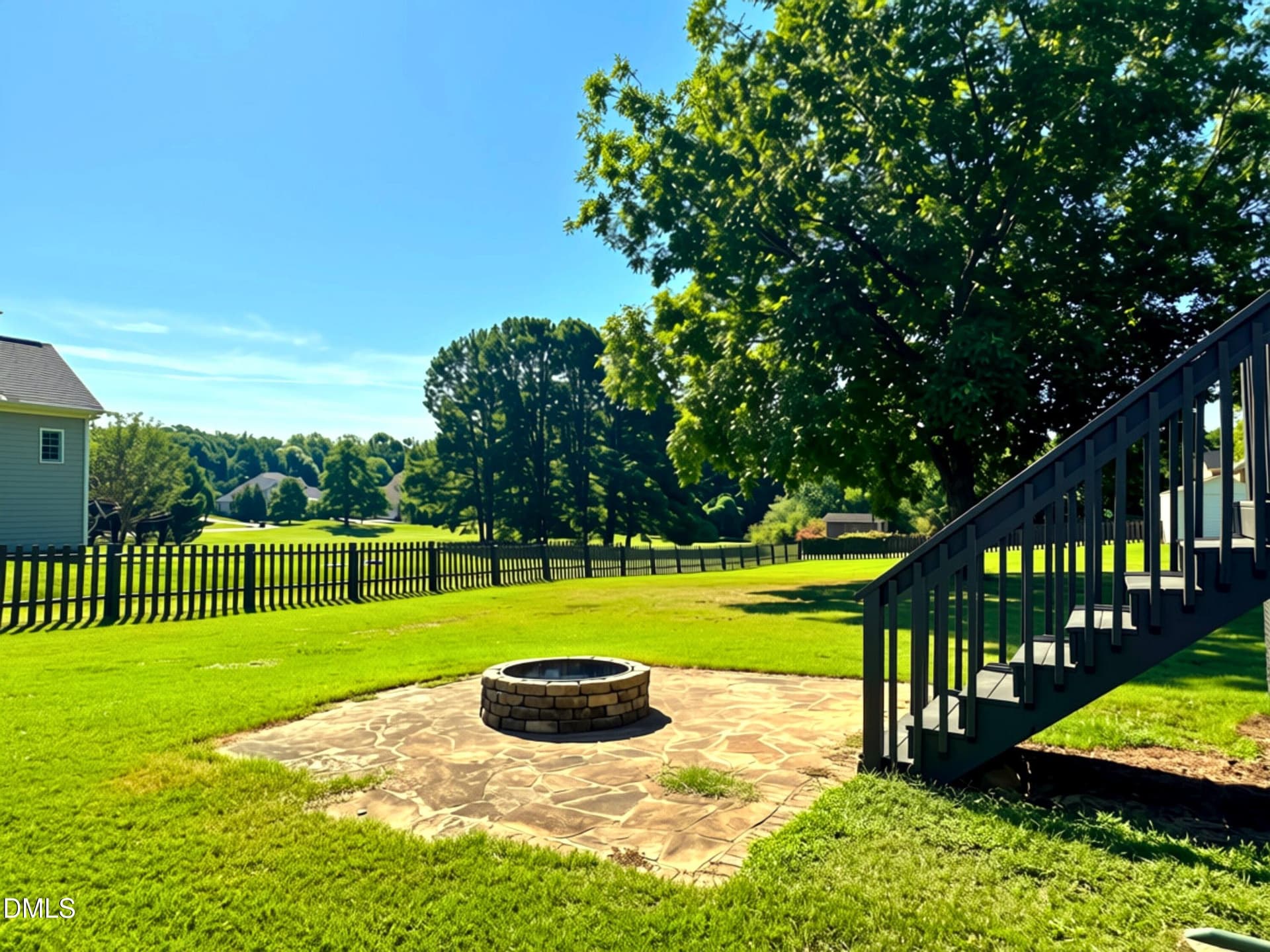 Firepit Rear Yard - 3100 Donlin Drive, Wake Forest, NC 27587