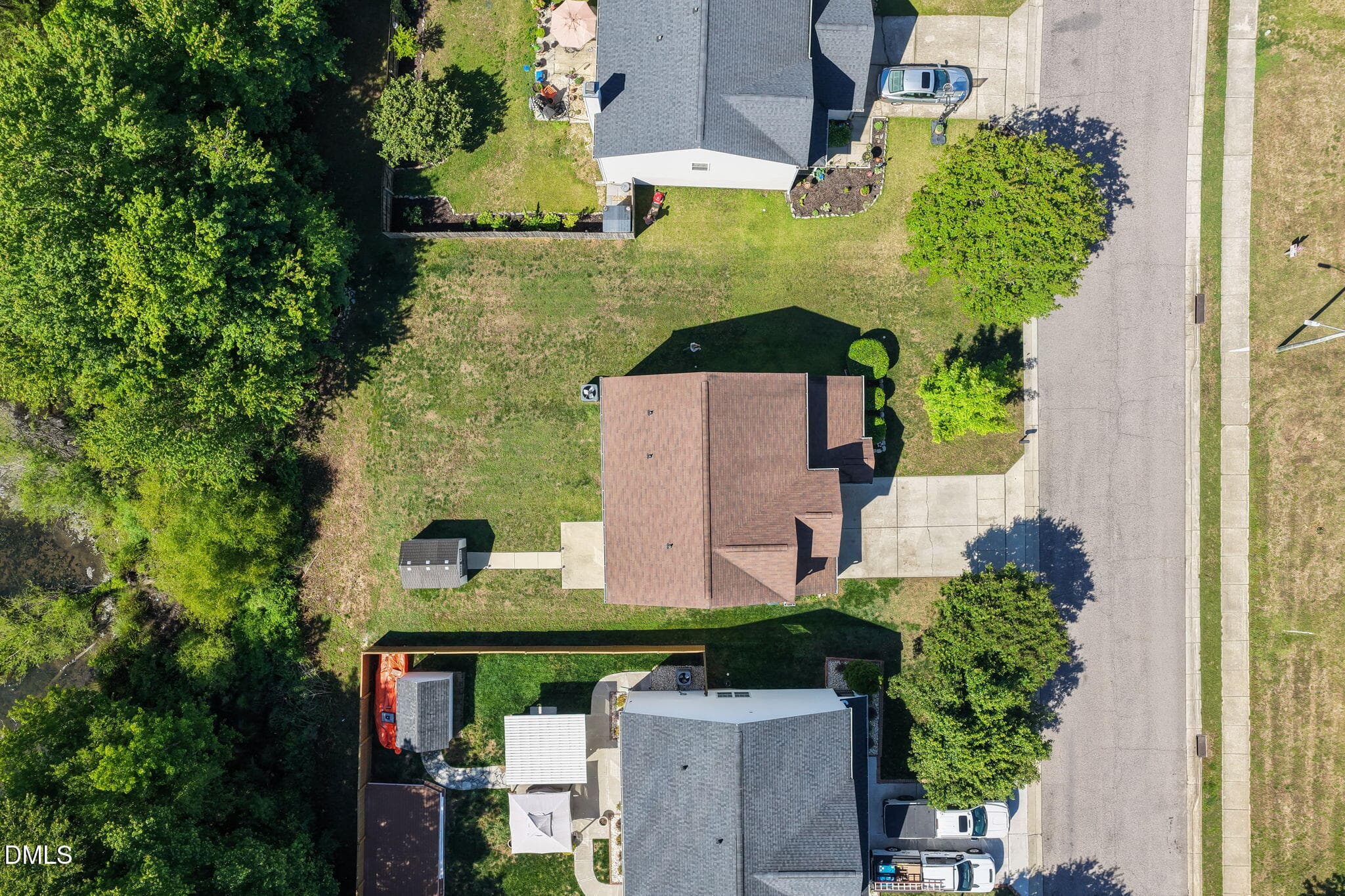 Arial View of Home - 7504 Brighton Village Drive, Raleigh, NC 27616
