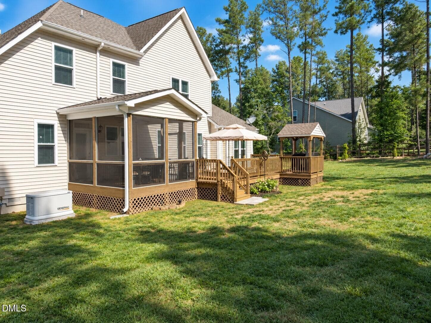 Rear view - 3824 Watermark Drive, Franklinton, NC 27525, Franklinton