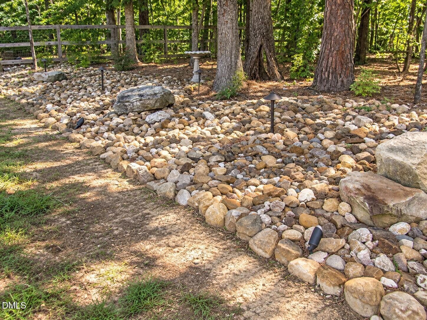 River rock landscaping - 3824 Watermark Drive, Franklinton, NC 27525, Franklinton