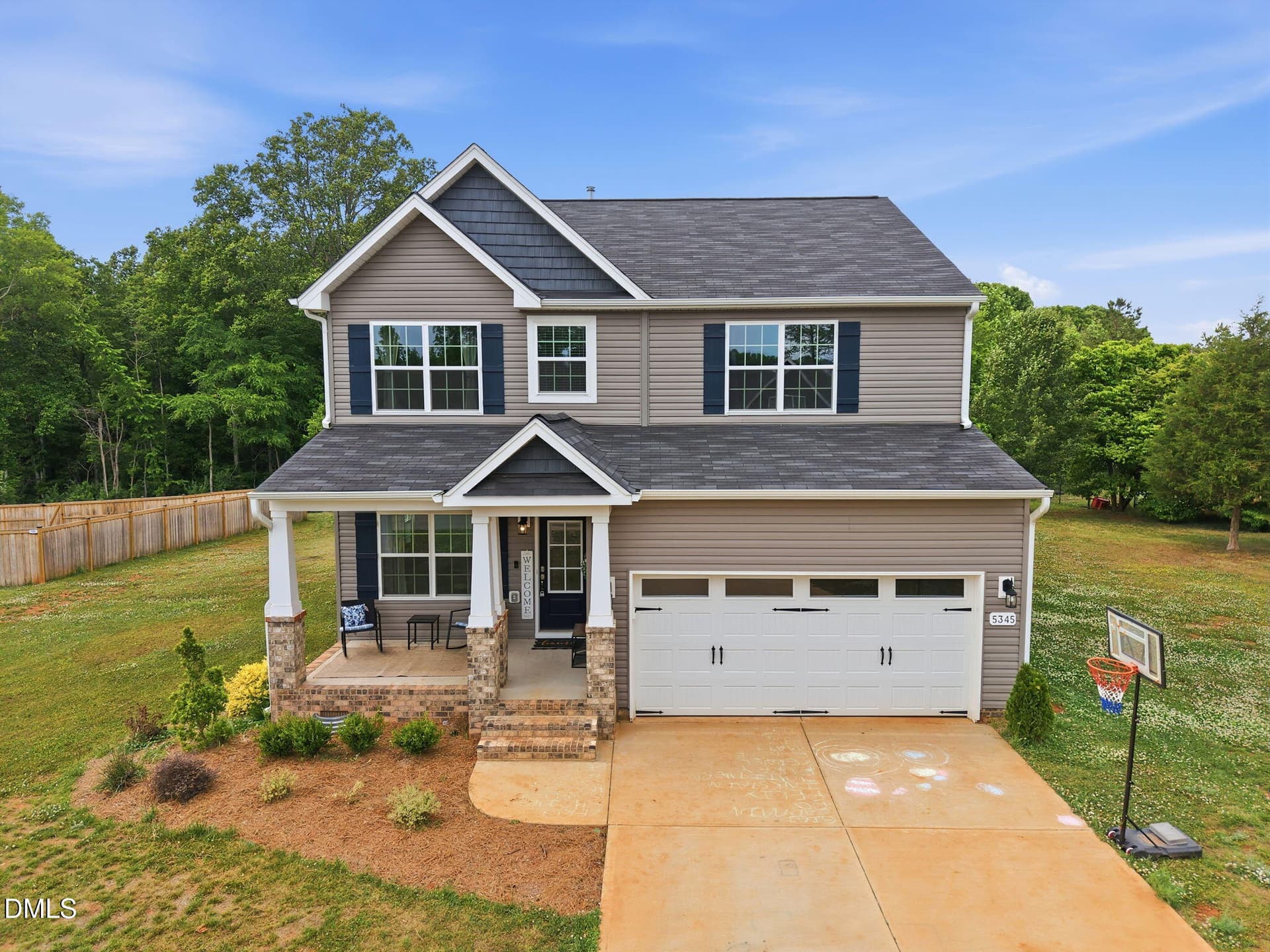 Front Exterior - 5345 Salem Woods Drive, Graham, NC 27253