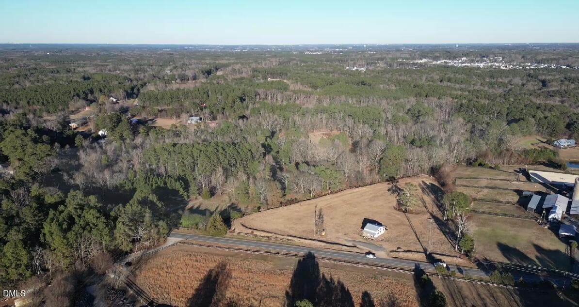 Aerial of neighborhood - 343 Rainforest Place, Apex, NC 27523
