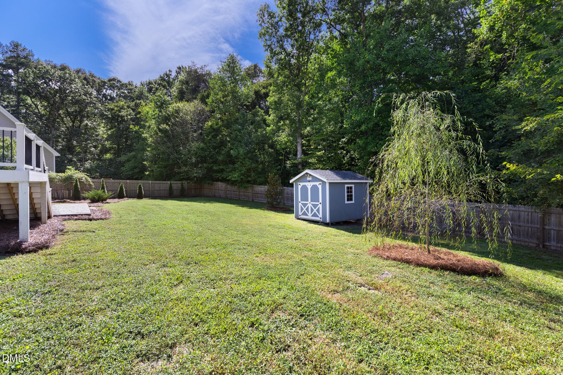Fenced in backyard - 303 Farnswick Place, Efland, NC 27243