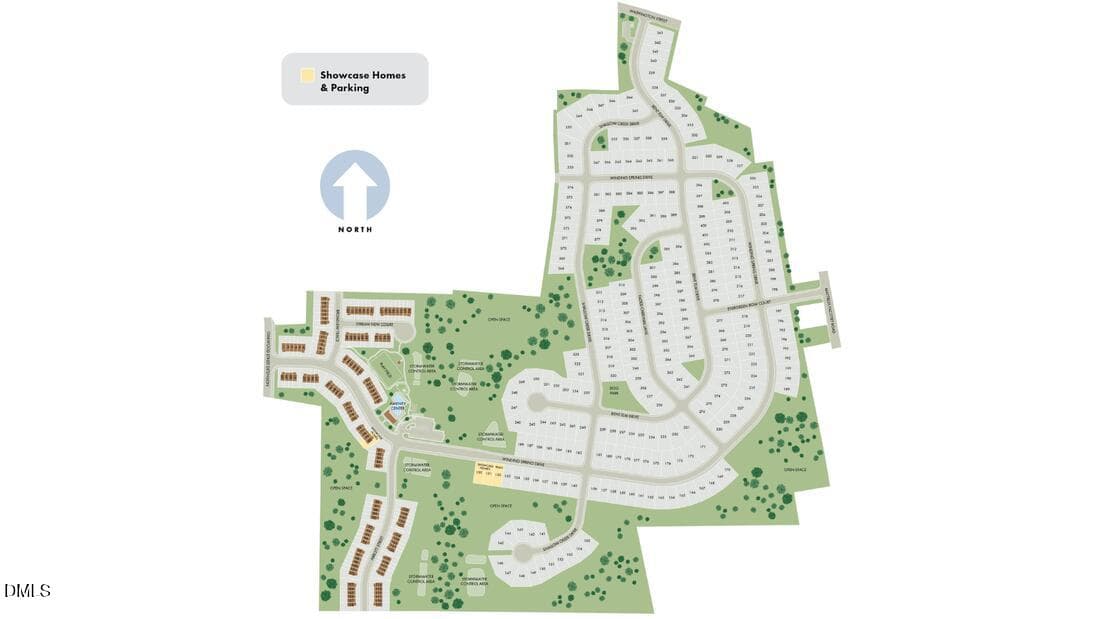 WRD Oakwood Site Map - 1209 Winding Spring Drive, Mebane, NC 27302