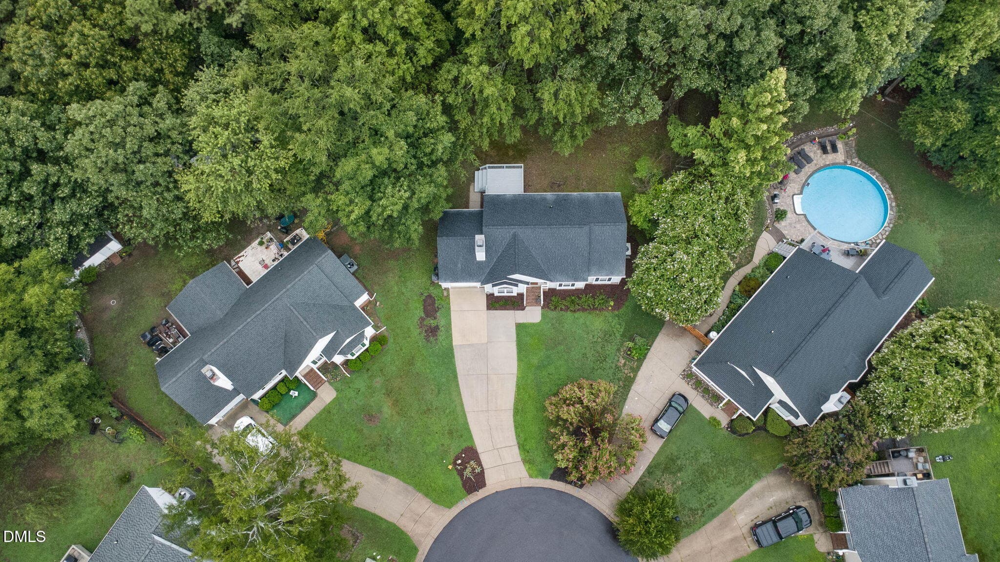 Aerial - 1513 Solunar Court, Wake Forest, NC 27587