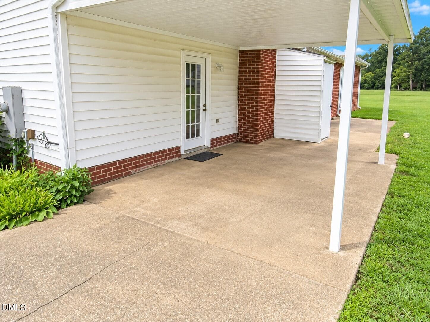 Rear covered patio - 2635 W Lyon Station Road, Creedmoor, NC 27522, Creedmoor