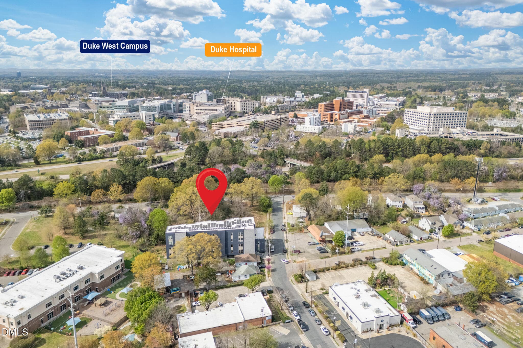 Aerial View - 610 Trent Drive 302, Durham, NC 27705