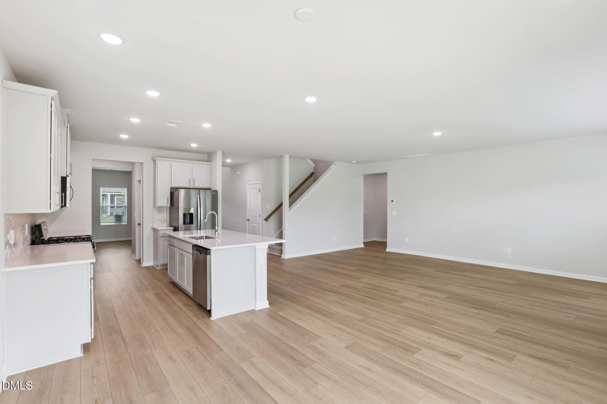 6 Kitchen and Living - 1241 Winding Spring Drive, Mebane, NC 27302