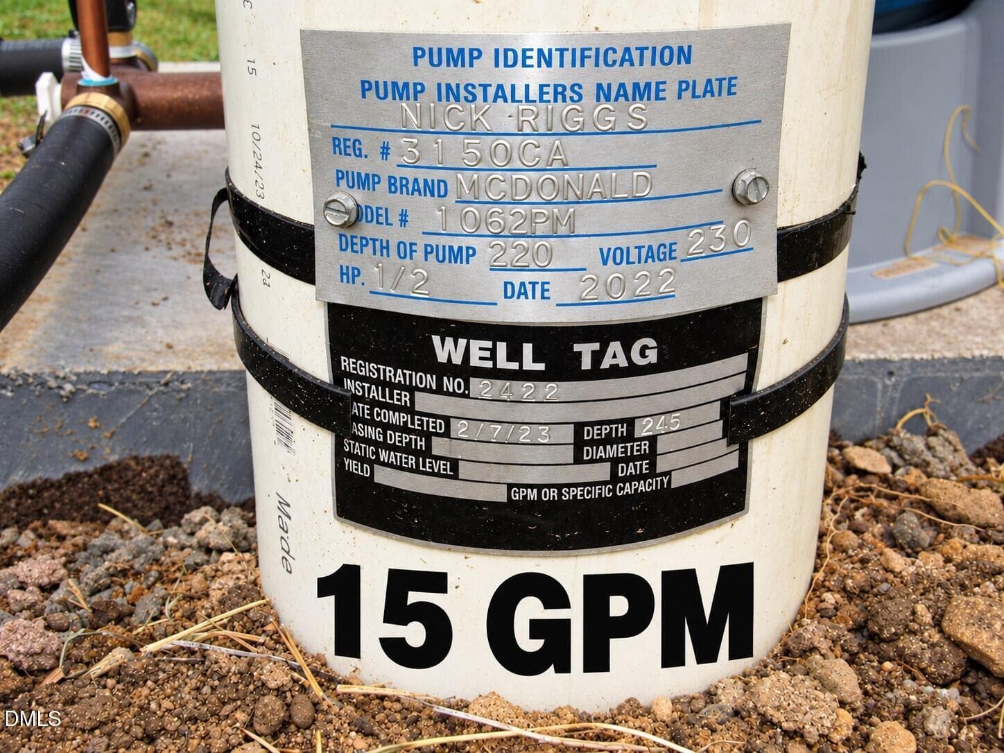 Well - 15 GPM - 2635 W Lyon Station Road, Creedmoor, NC 27522, Creedmoor