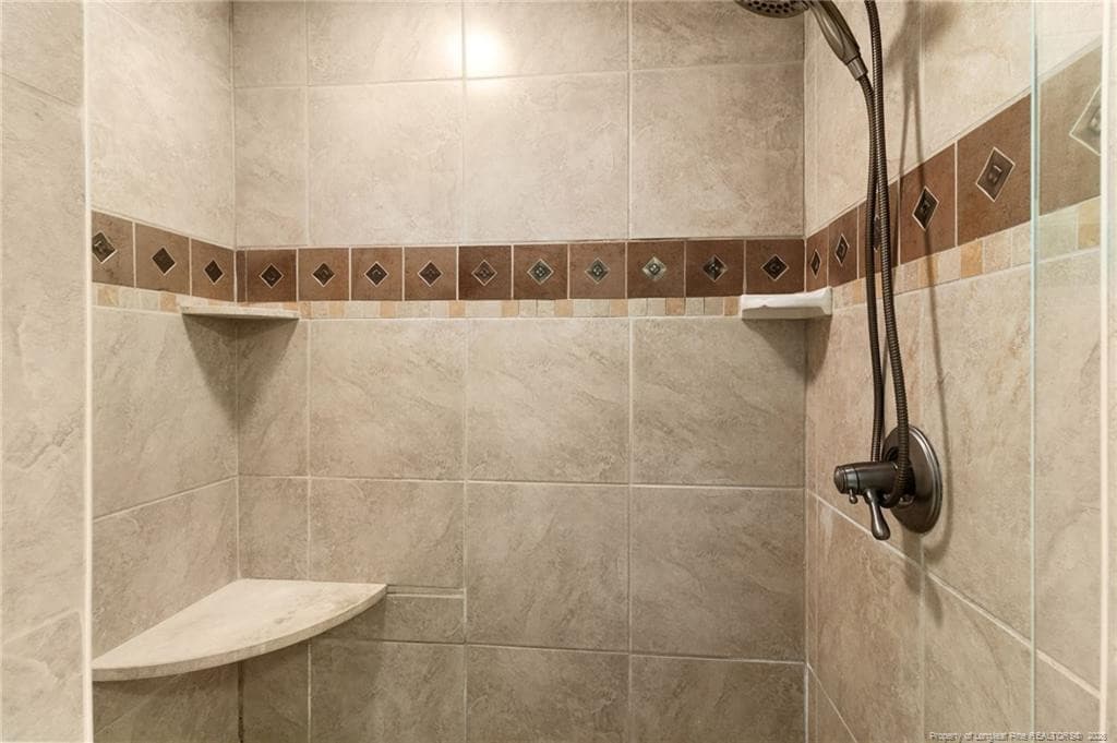 Master bath walk in shower - 1714 Joncee Drive, Eastover, NC 28312