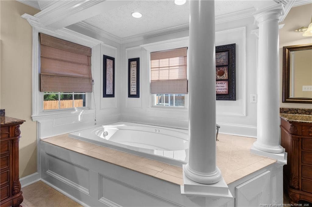 Master bath jetted tub - 1714 Joncee Drive, Eastover, NC 28312