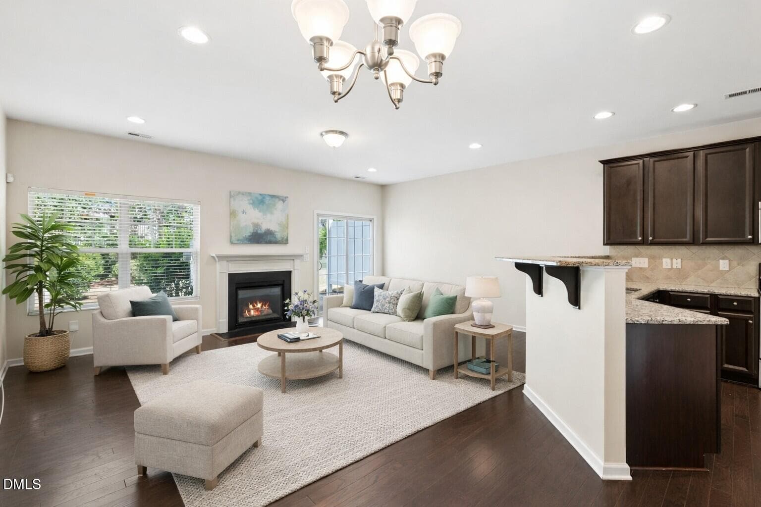 Family Room - Staging Marsena - 110 Marsena Lane, Cary, NC 27513