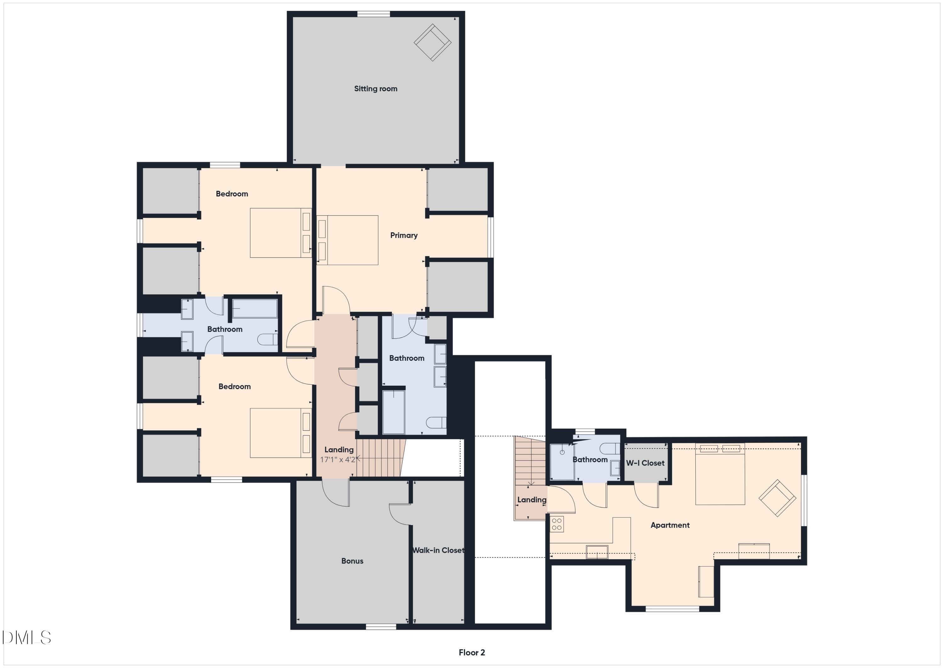 Floor 2 and apartment - 30 River Gorge Run, Rougemont, NC 27572