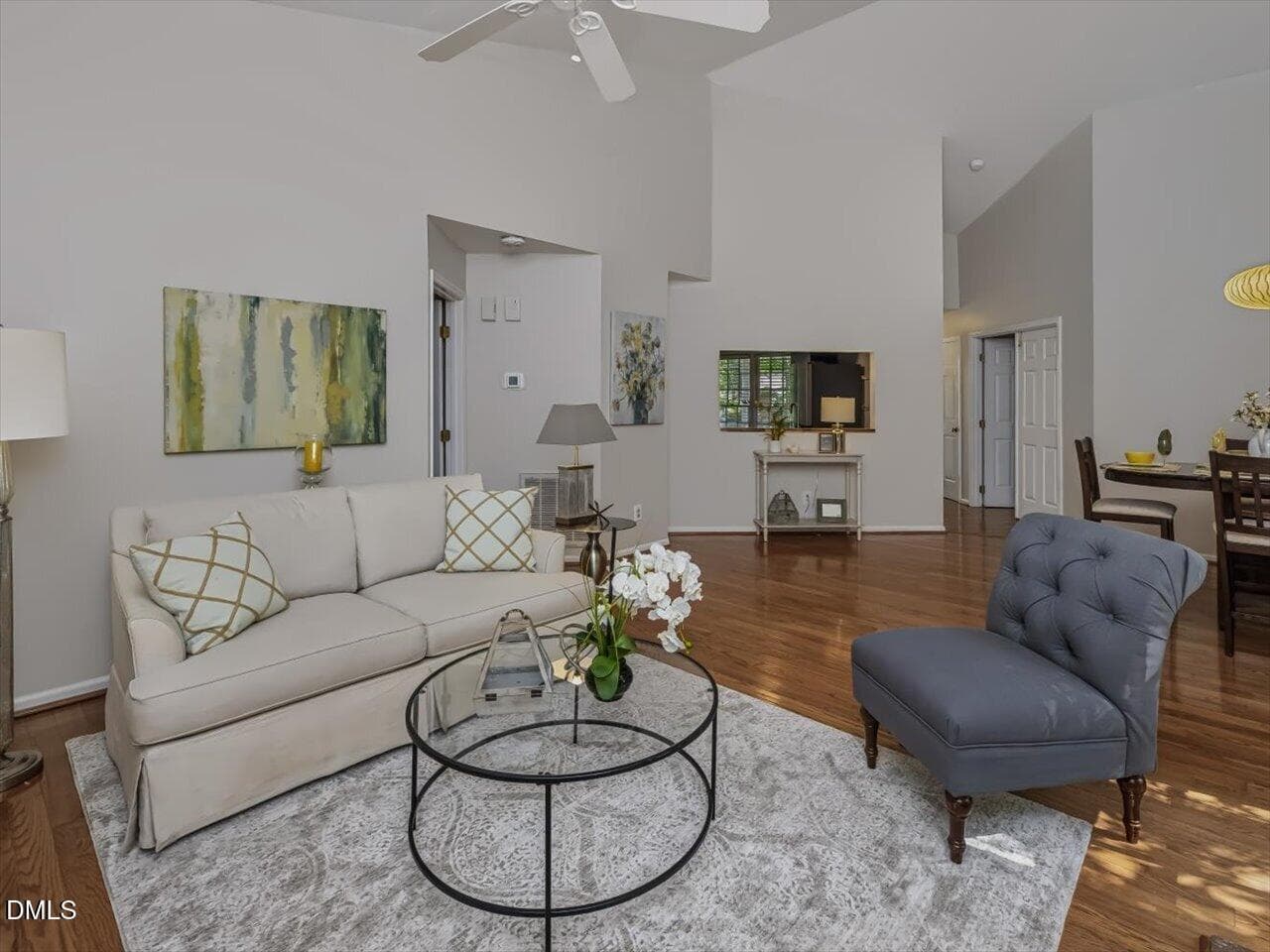 18-Living Room - 7 Kings Mount Court, Durham, NC 27713