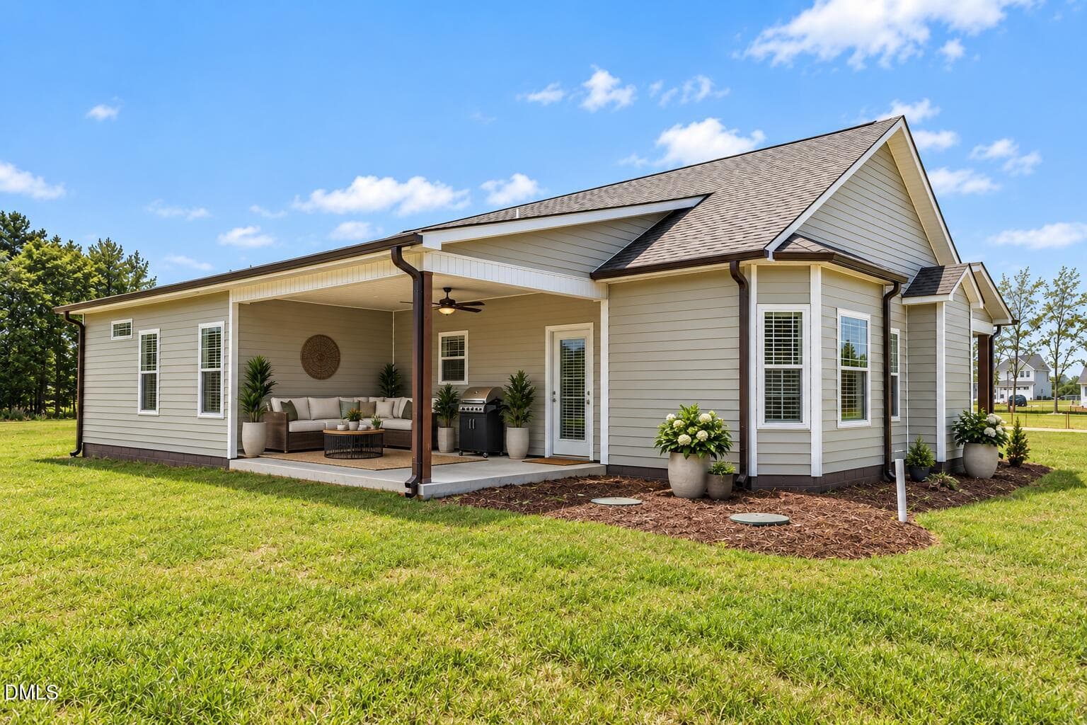 Virtual Staged Back - 108 Burnello Court (lot 219), Princeton, NC 27569