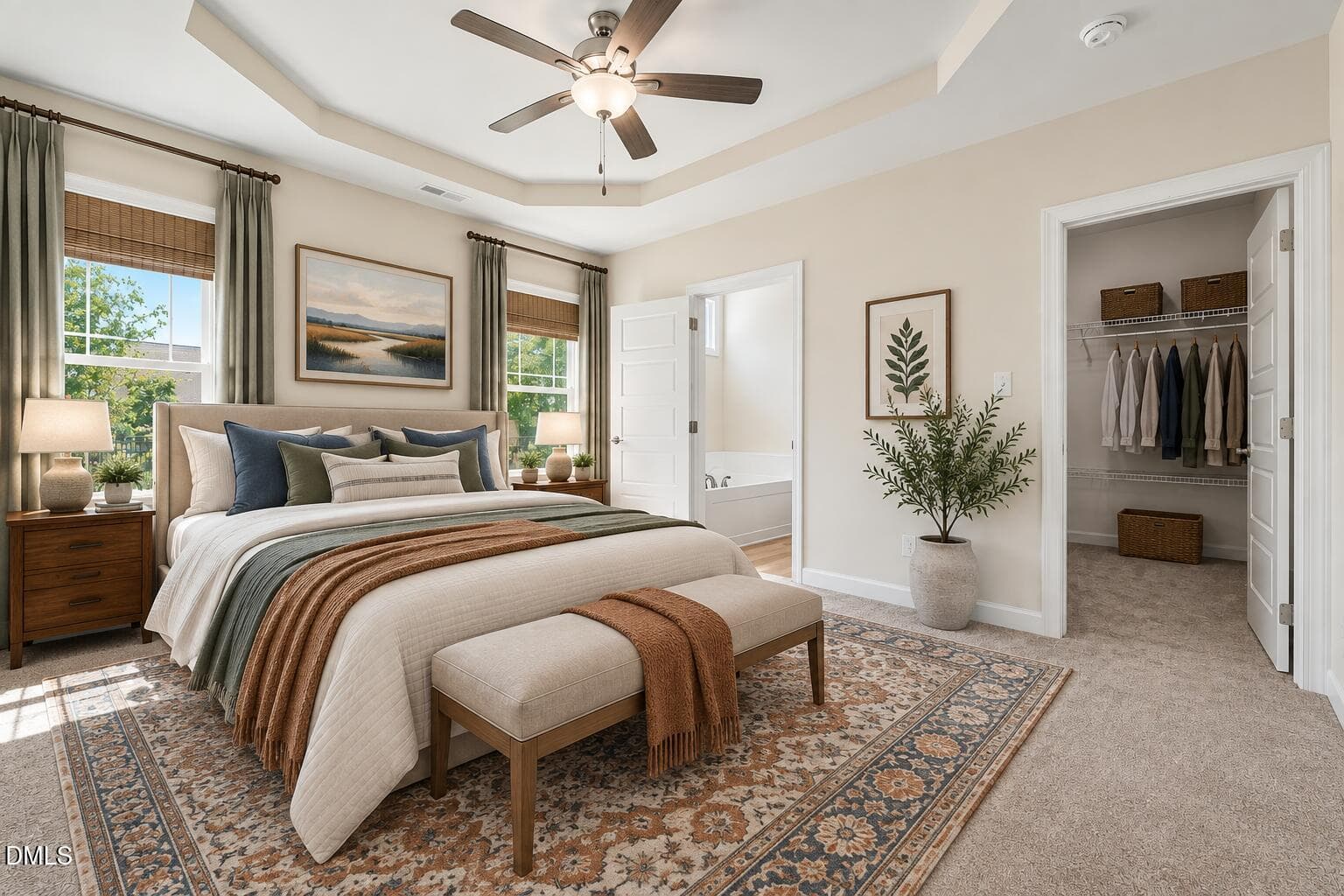 Virtually Staged Owners Suite - 108 Burnello Court (lot 219), Princeton, NC 27569