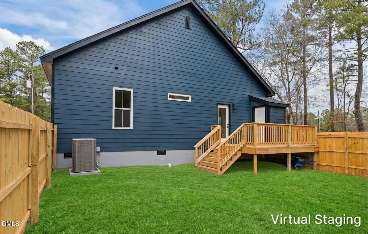 Rear Exterior View - 147 Creek Bend Drive, Vass, NC 28394