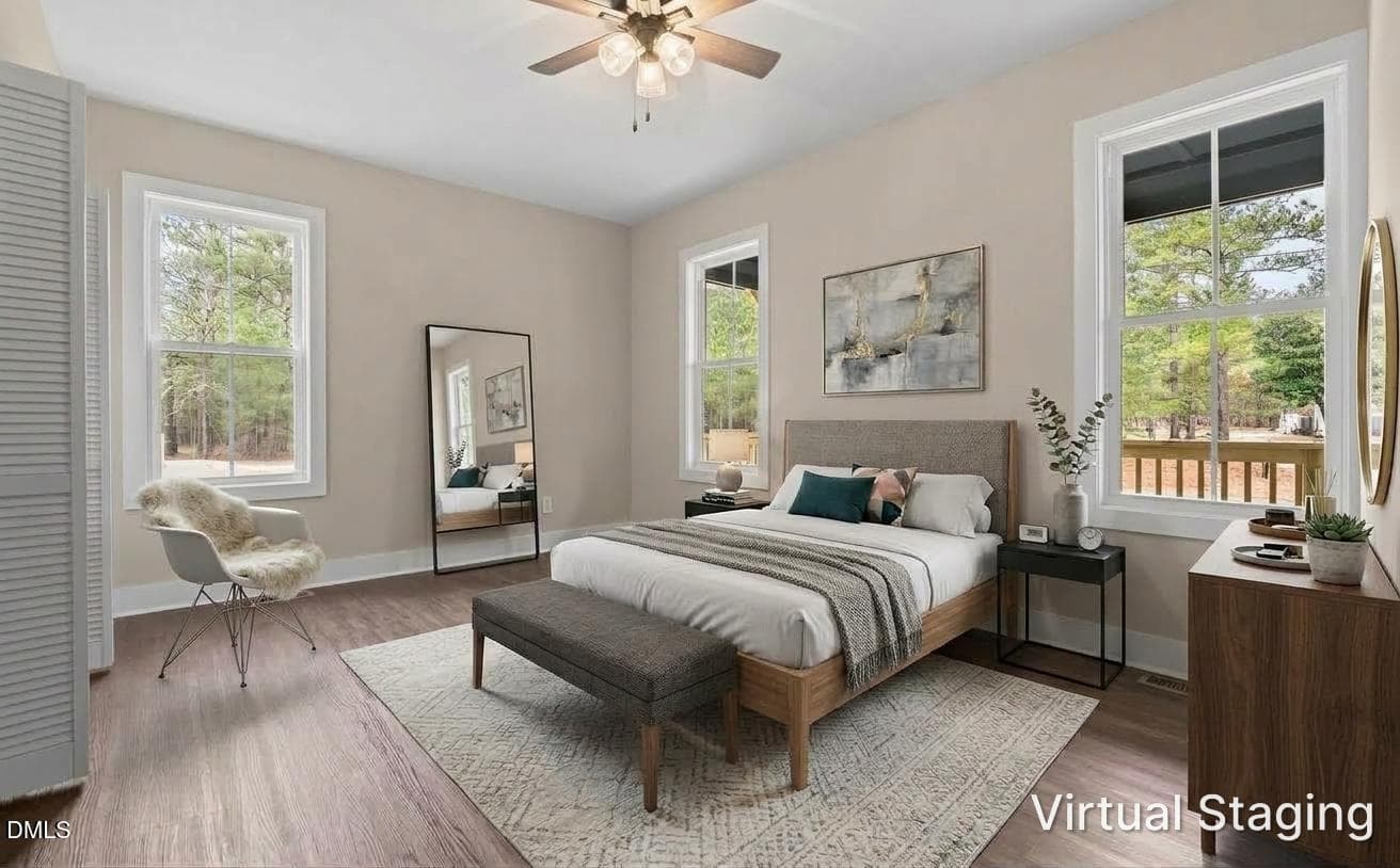 Primary Bedroom - 147 Creek Bend Drive, Vass, NC 28394