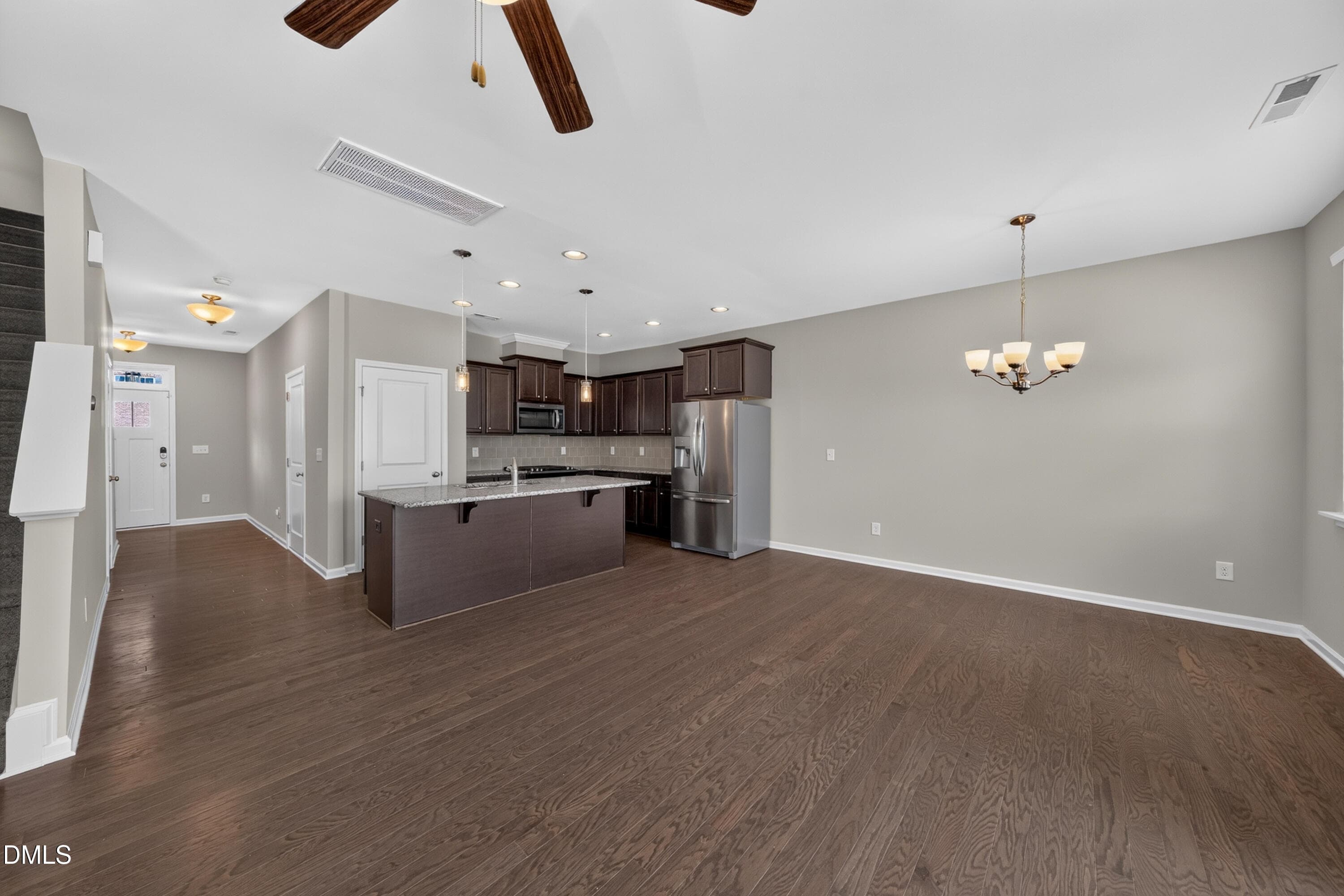 Living/Dining - 104 Zante Currant Road, Durham, NC 27703