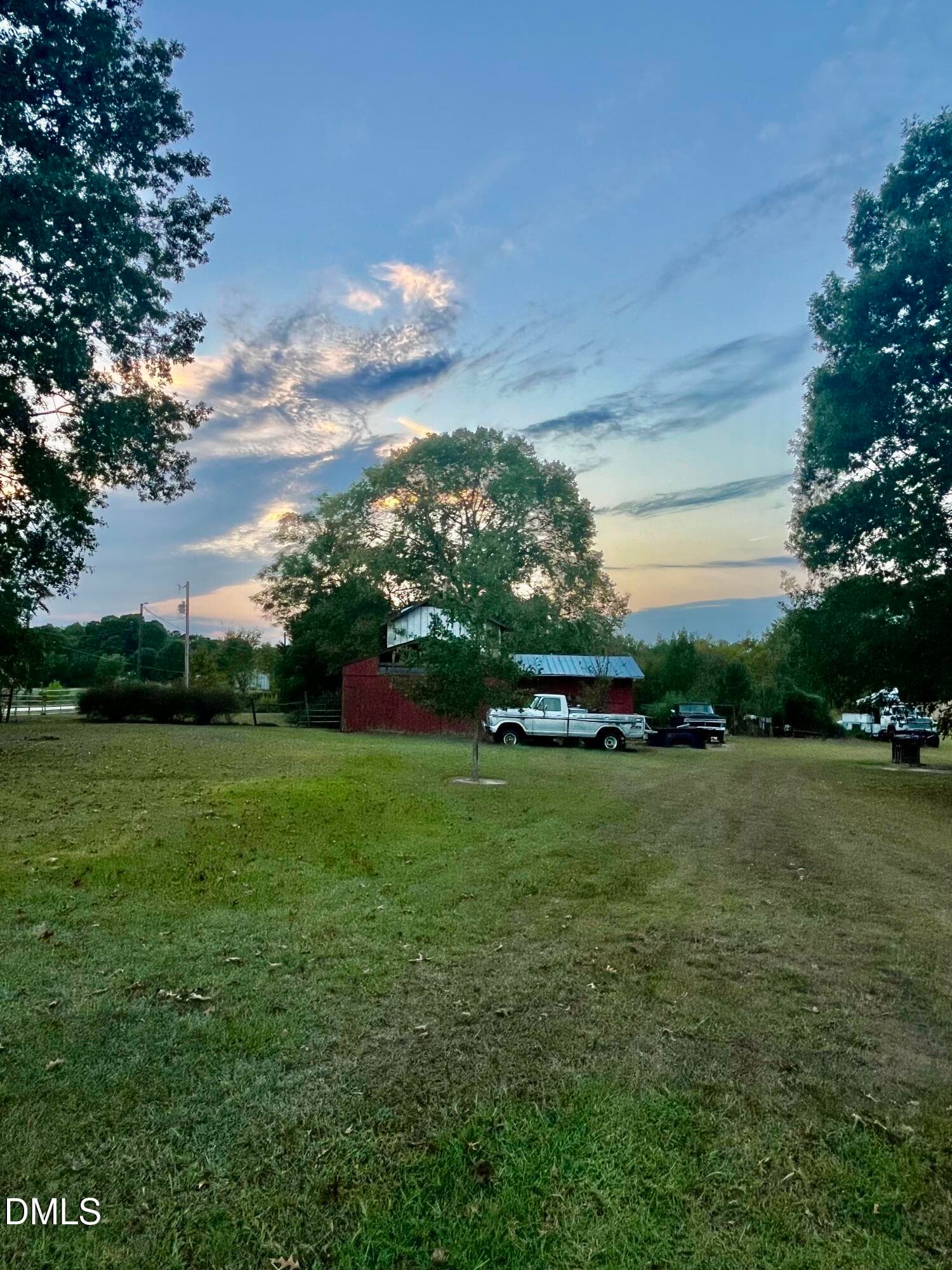 Backyard View from Main Brick House - 4035 Doyle Road, Zebulon, NC 27597, Zebulon