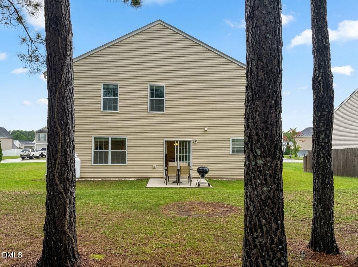 Rear Treeline View - 460 Botanical Court, Bunnlevel, NC 28323