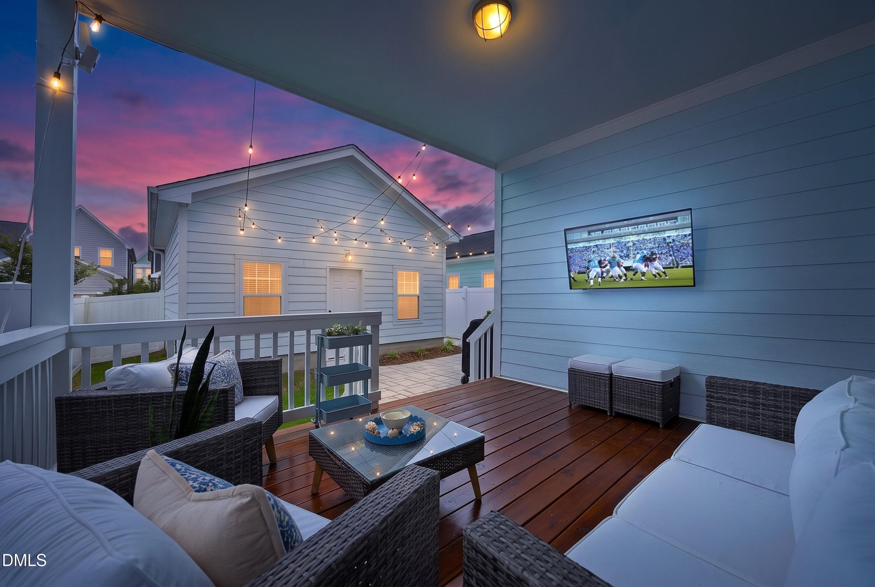 42PorchTwilight - 1611 Sandy Prairie Drive, Wendell, NC 27591