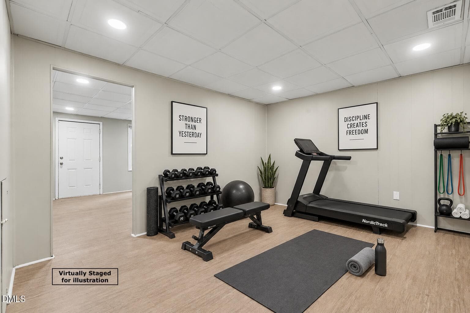 StagedExerciseRoom - 700 Pebblebrook Drive, Raleigh, NC 27609