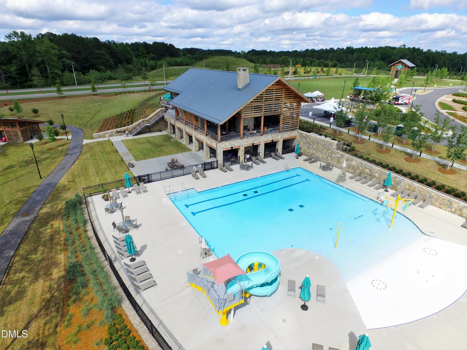 WF_AerialPool - 1611 Sandy Prairie Drive, Wendell, NC 27591