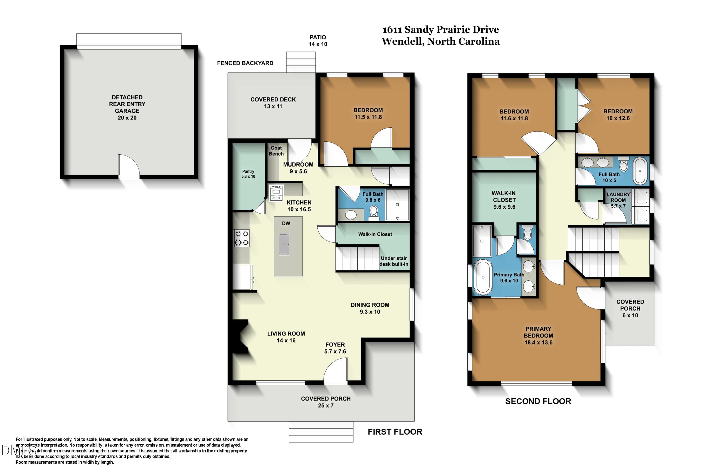 1611_SandyPrairie_Floorplan - 1611 Sandy Prairie Drive, Wendell, NC 27591