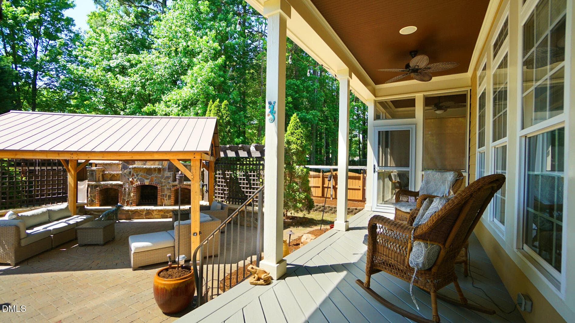 Covered Porch - 8607 Stonechase Drive, Raleigh, NC 27613