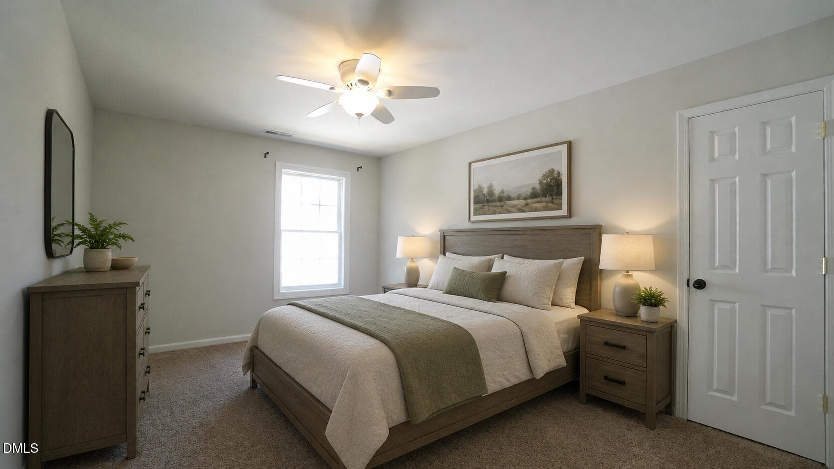 Third Floor Guest Bedroom - 8607 Stonechase Drive, Raleigh, NC 27613