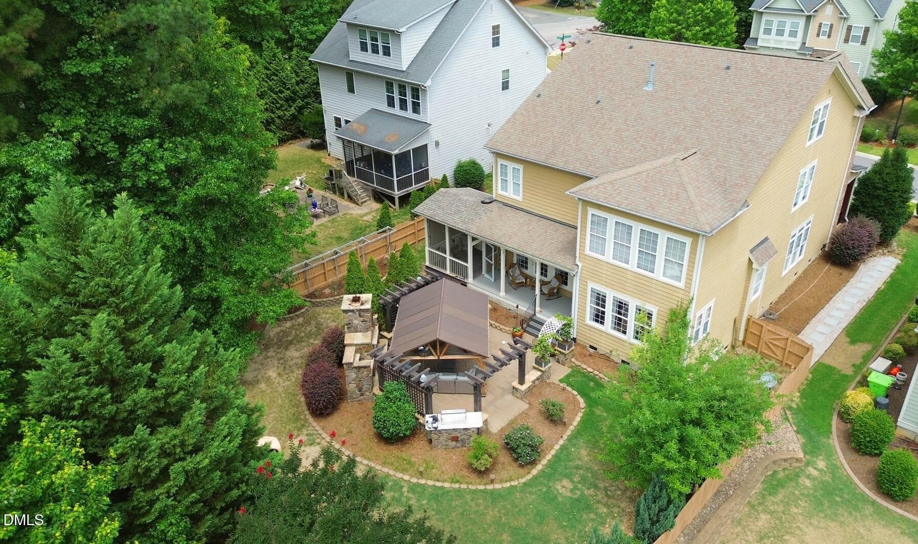Rear of Home - 8607 Stonechase Drive, Raleigh, NC 27613