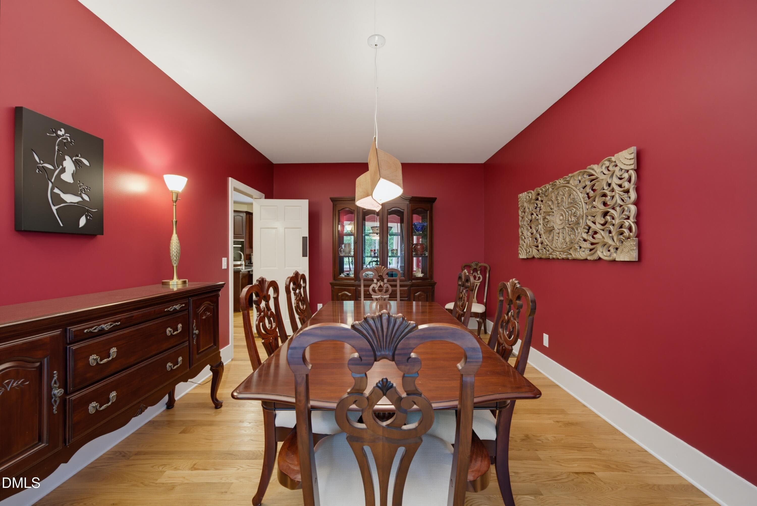 Doors close for a quiet dinner - 1105 Erins Way Lane, Raleigh, NC 27614