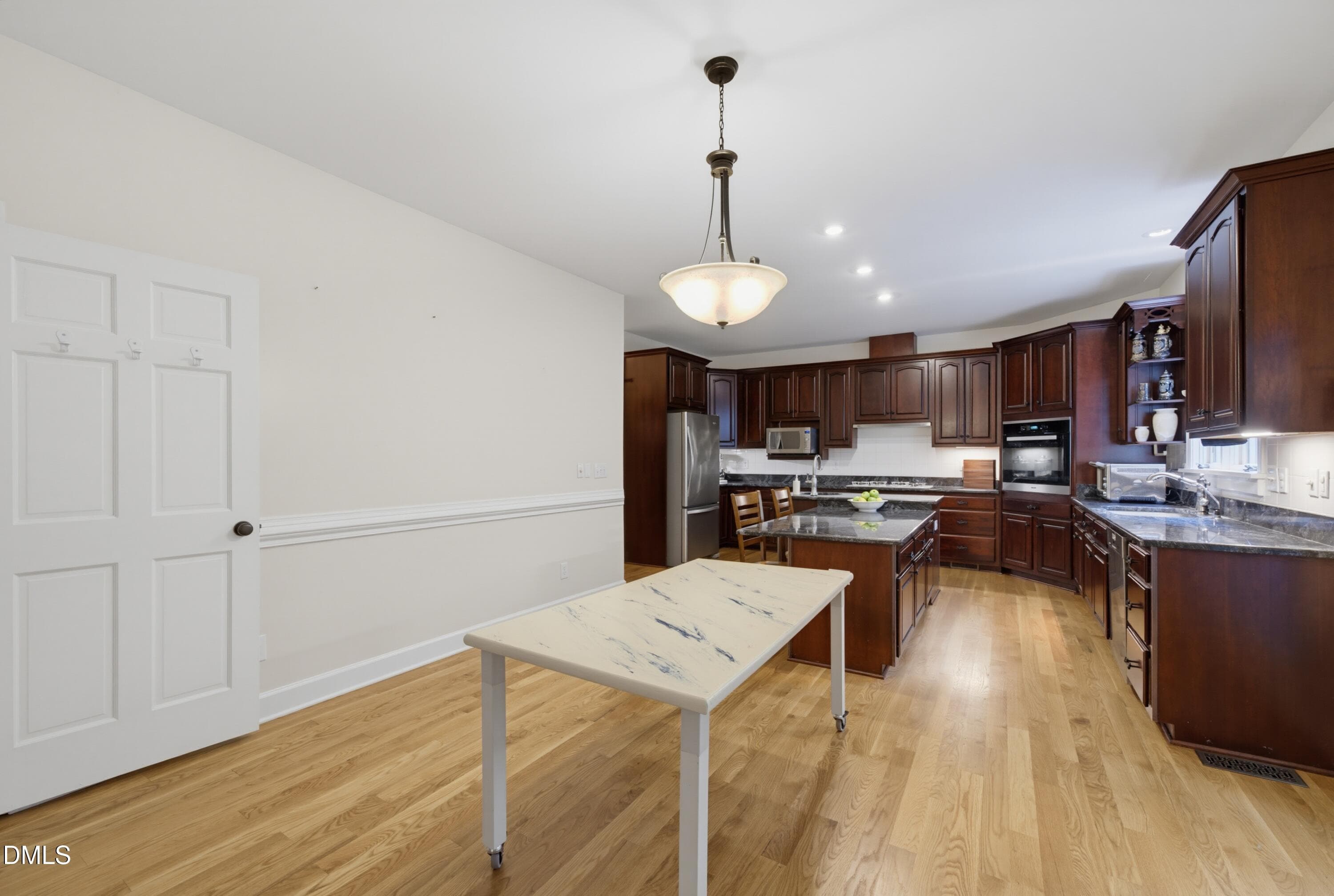 Round or Bar height tables work well too - 1105 Erins Way Lane, Raleigh, NC 27614