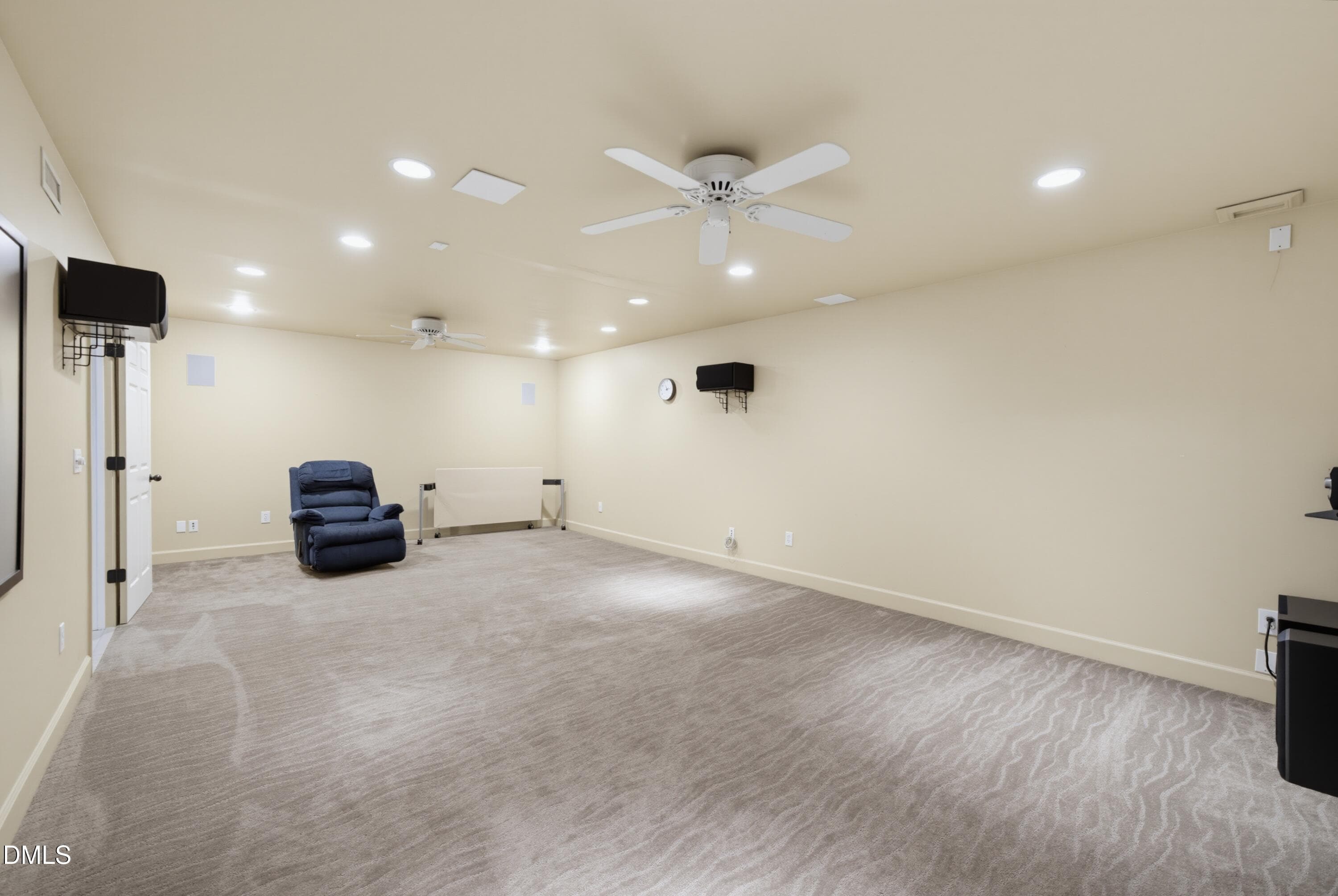 Home Theater - 1105 Erins Way Lane, Raleigh, NC 27614