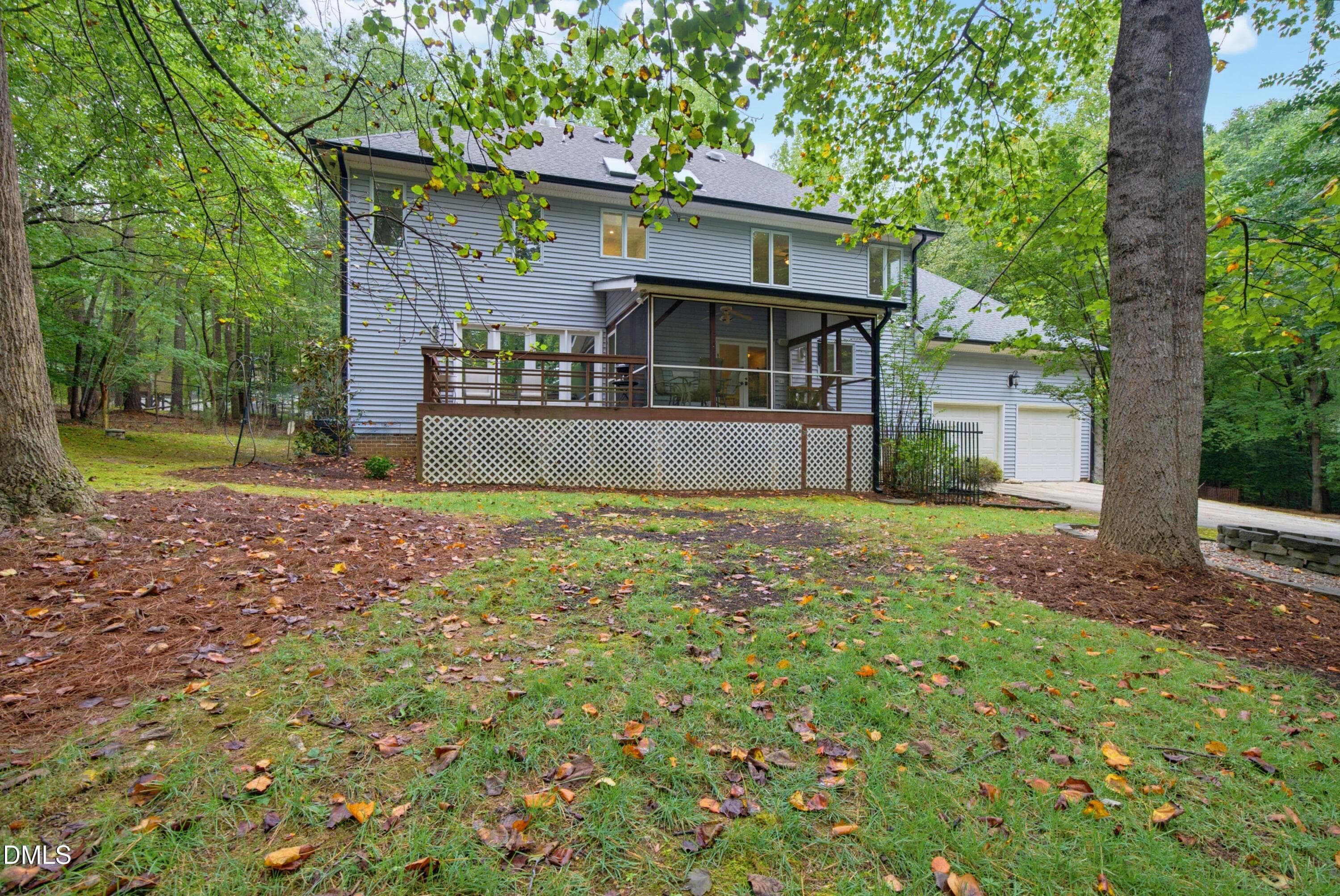 Back of the house - 1105 Erins Way Lane, Raleigh, NC 27614